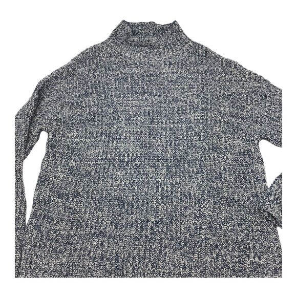 Caslon Sweater Size X-S Mock Neck Chunky Knit Oversized Long Sleeve Pullover - Picture 8 of 11